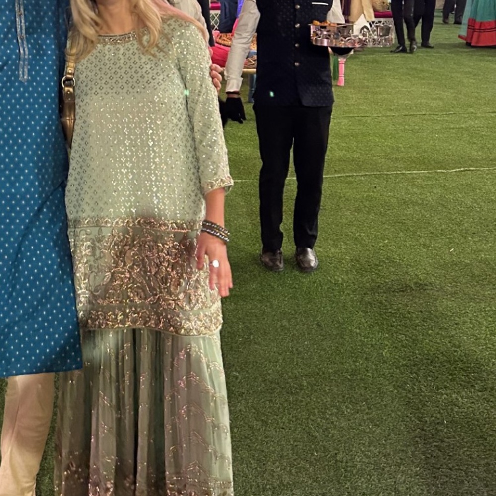 Mint Green Salwar Kameez